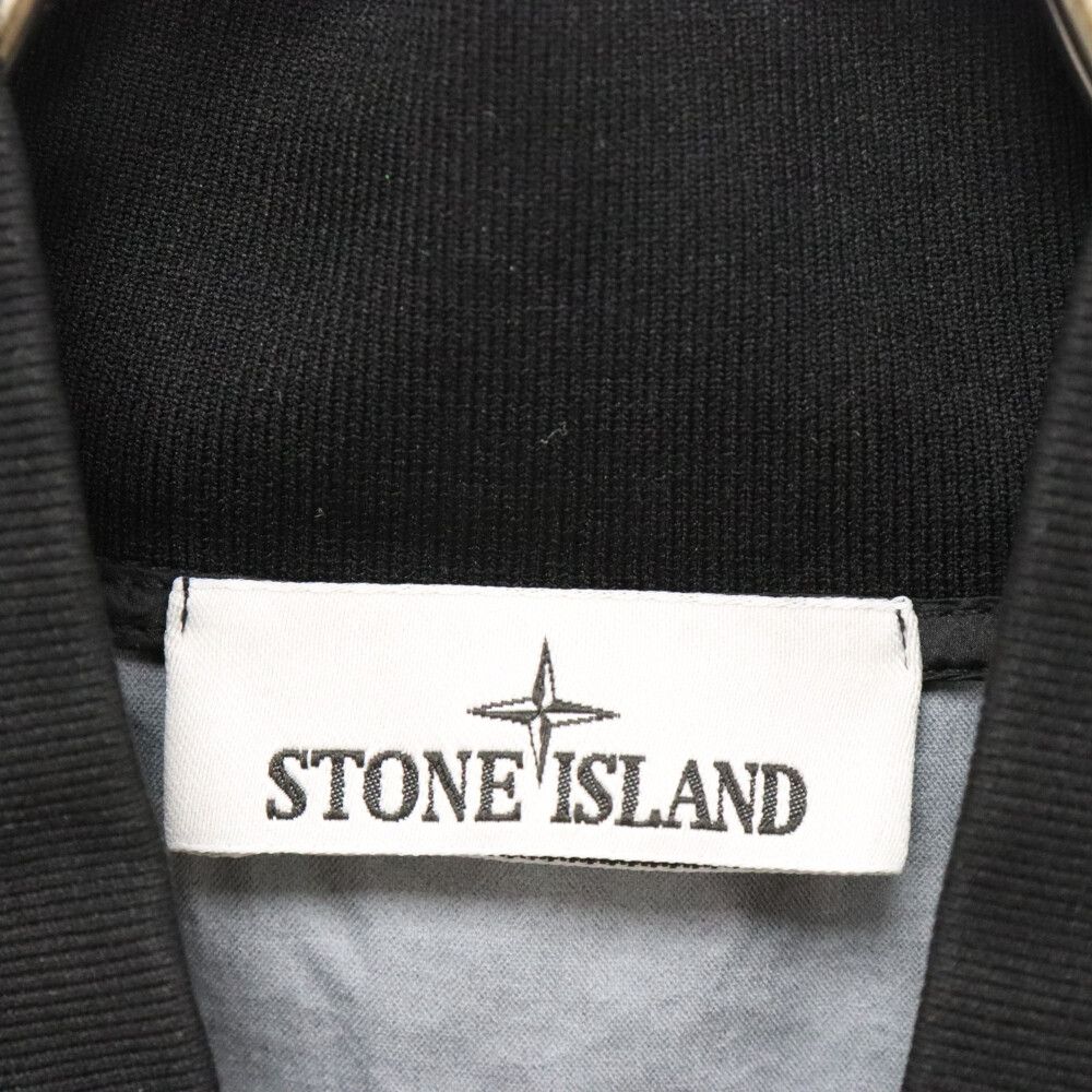 STONE ISLAND (ストーンアイランド) 24SS MEMBRANA 3L TC GARMENT DYE BOMBER JACKET 801541223 ガーメントダイ ボンバージャケット ブラック