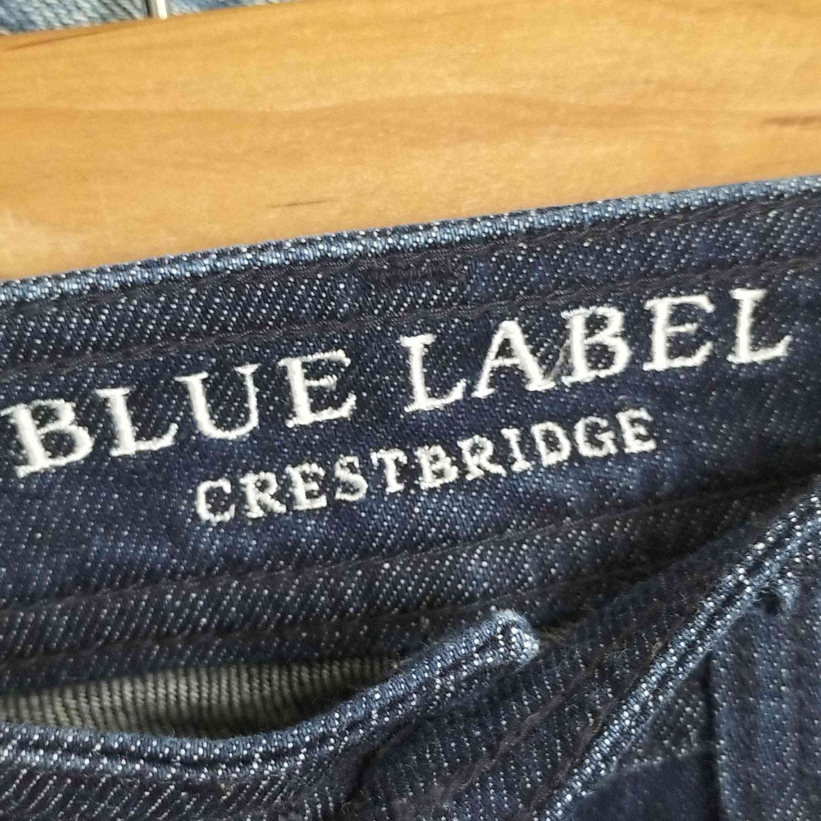 ブルーレーベルクレストブリッジ BLUE LABEL CRESTBRIDGE 5ポケット ワイドデニムパンツ レディース EUR：36 