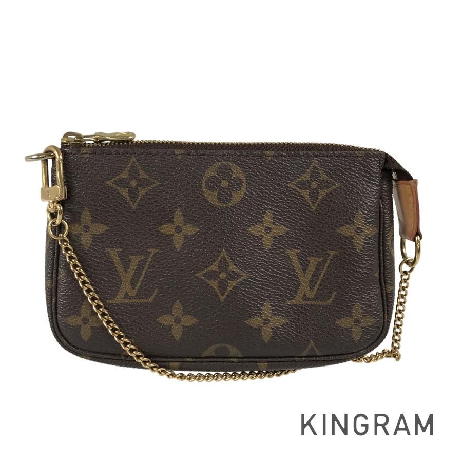 ルイ ヴィトン LOUIS VUITTON モノグラム ミニ ポシェット アクセソワール M58009 PVC ポーチ mi