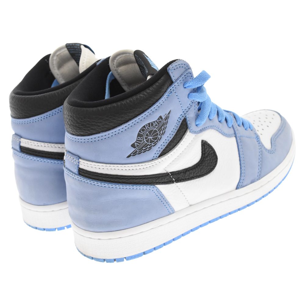 NIKE ナイキ AIR JORDAN 1 RETRO HIGH OG UNIVERCITY BLUE 555088-134 エアジョーダンワンハイユニバーシティーブルーハイカットスニーカー US8 ホワイト/ブルー