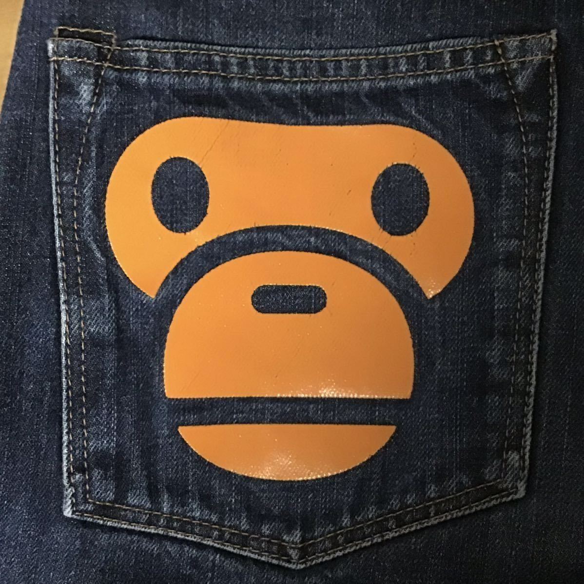 A BATHING APE ベビーマイロデニムMサイズ
