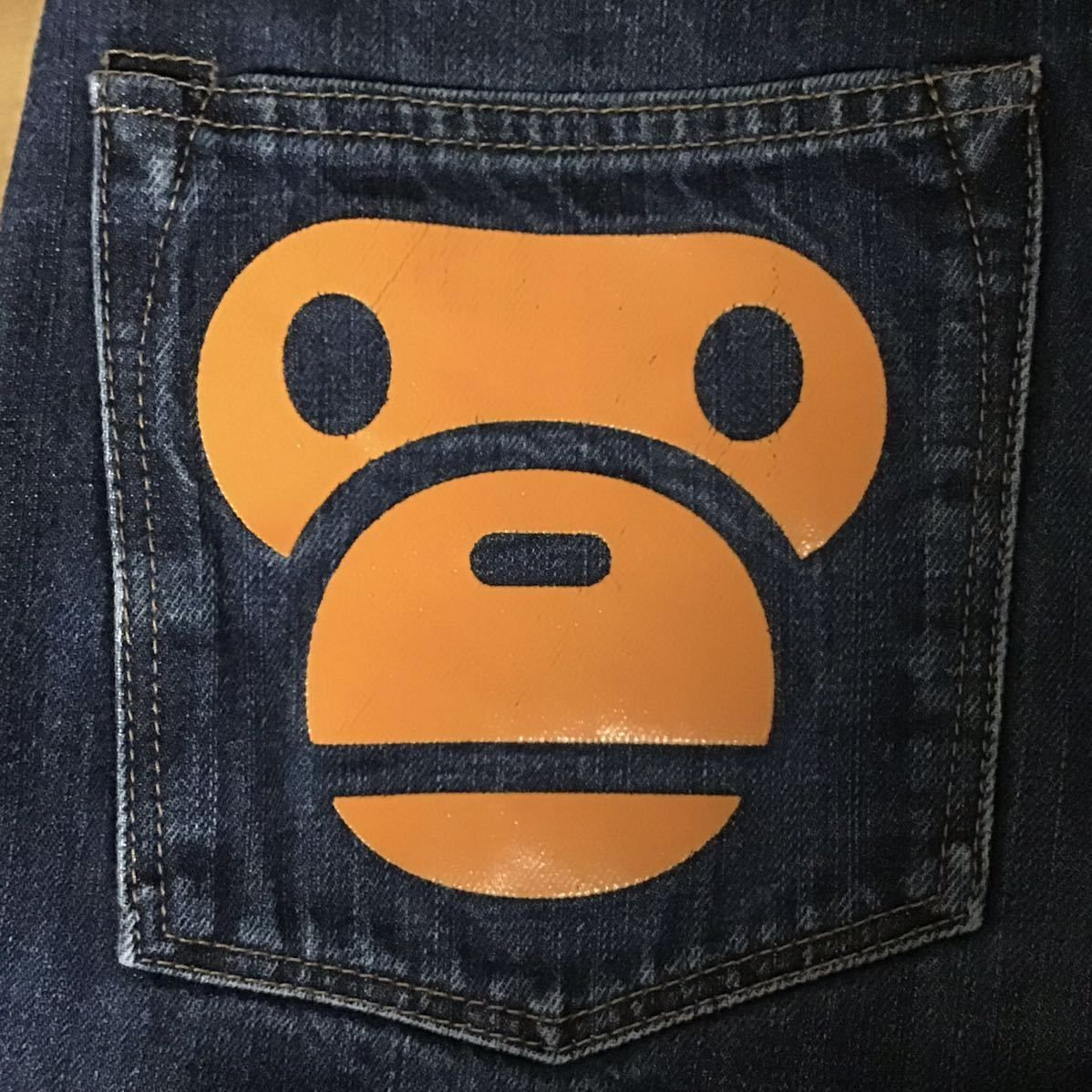 A BATHING APE BAPE マイロデニムパンツ Mサイズ - パンツ