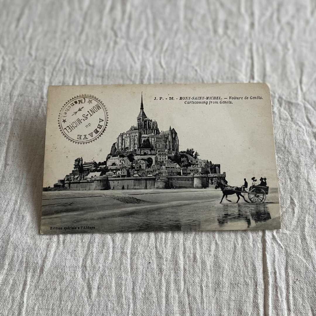 新着】アンティーク ポストカード フランス直輸入 モン・サン