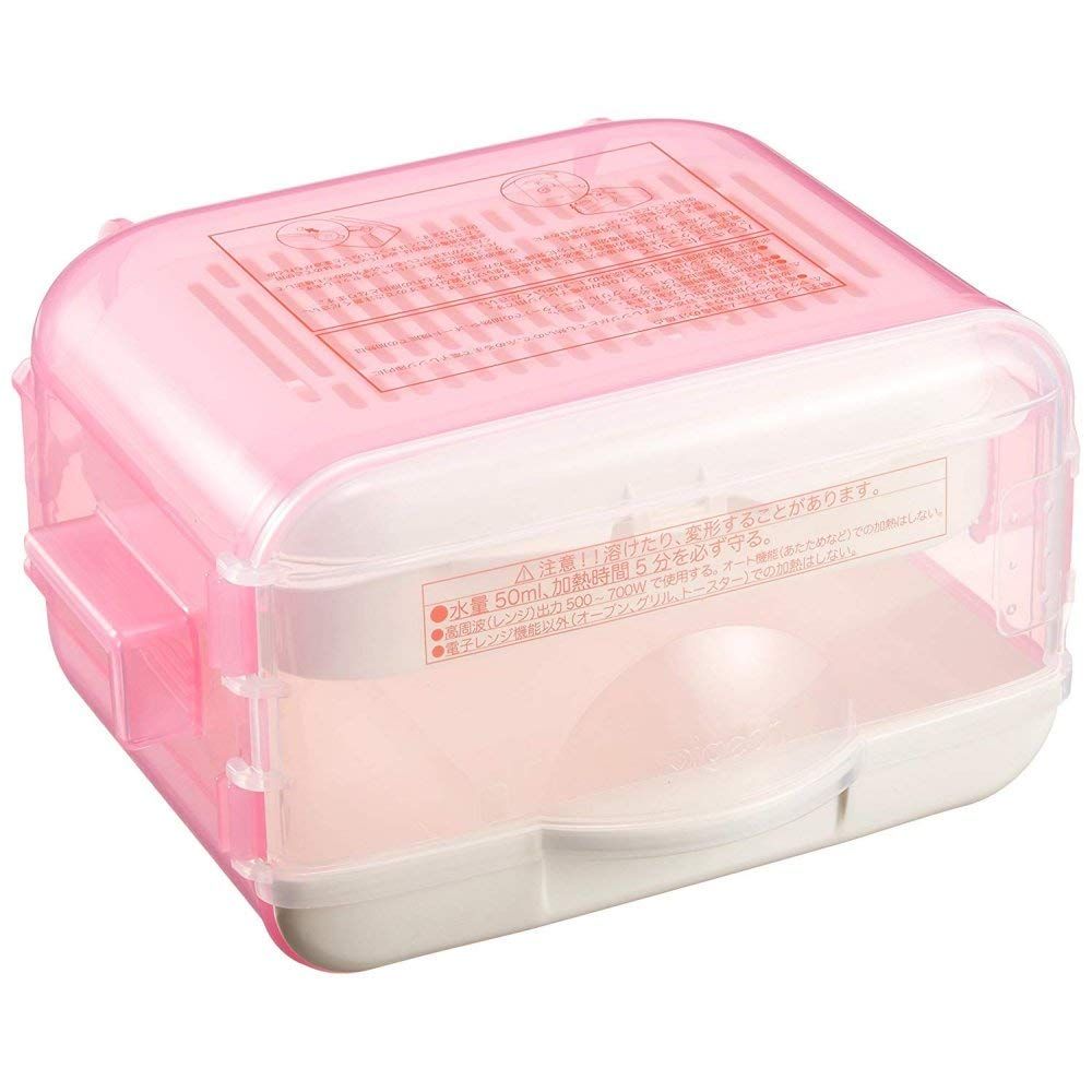 ピジョン 電子レンジスチーム-薬液消毒ケース 04023 哺乳びん消毒ケース