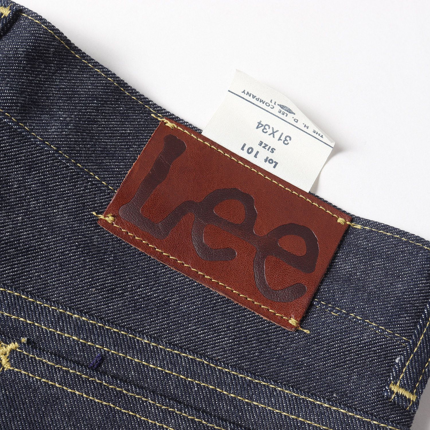 新品 Lee リー デニム サイズ:31×34 1950年代 センター赤タグ 復刻モデル 101B デニム パンツ 日本製 インディゴ ボトムス  ズボン ジーンズ ジーパン シンプル カジュアル ストリート ブランド