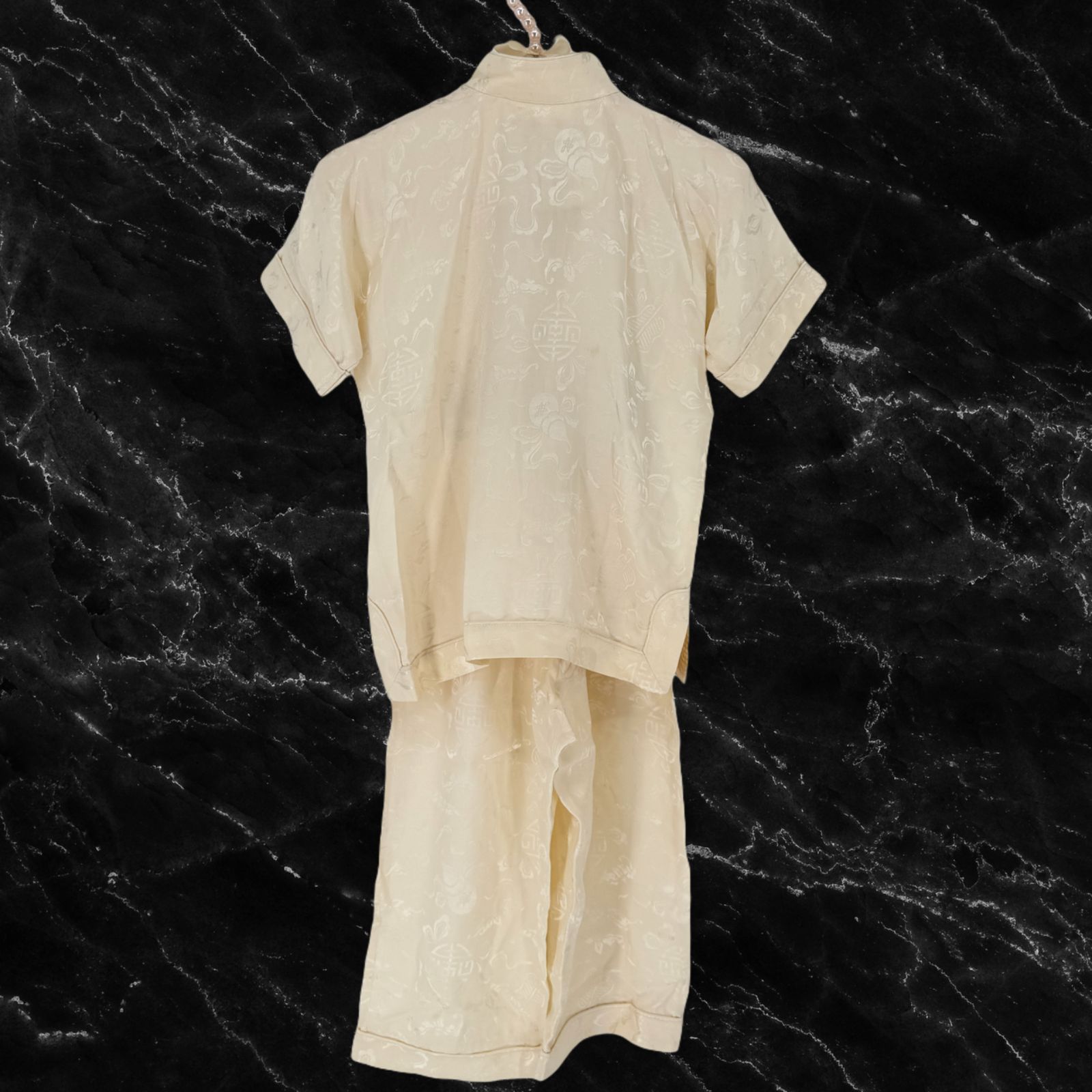 Shanghai Tang 上海灘 シルク100% キッズ 上下セット AGE4 シャンハイ  