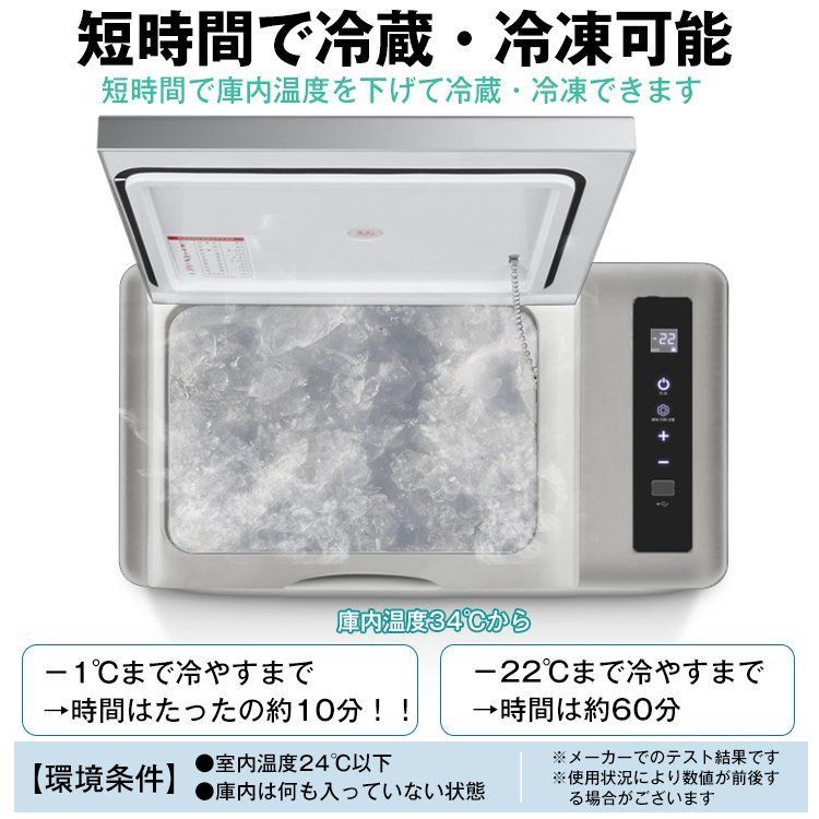 車載 冷蔵庫 冷凍庫 車用 25L 12V 24V ペットボトル バッテリー内蔵 AC 