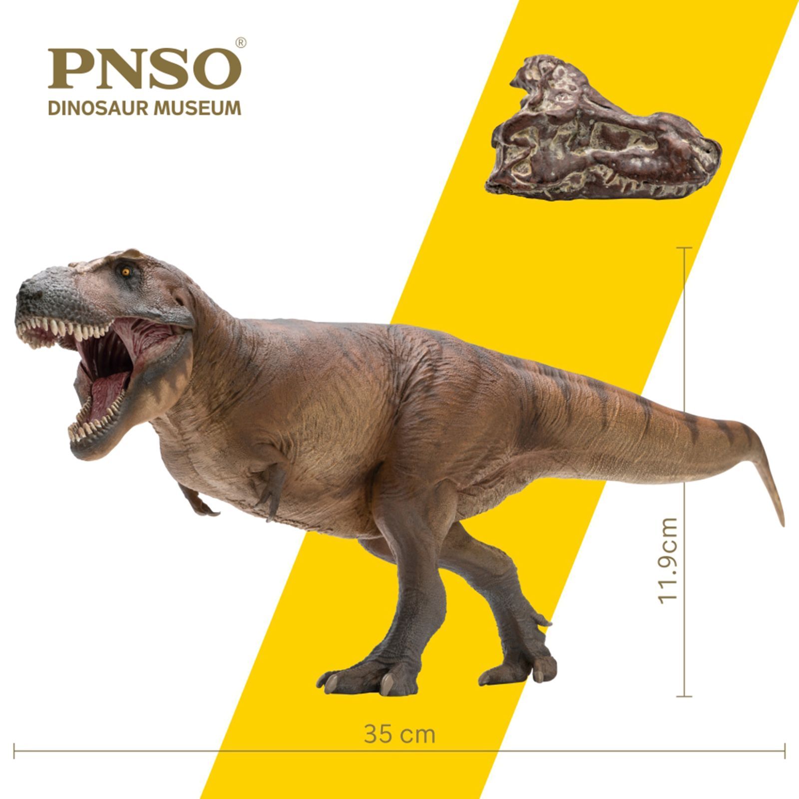 PNSO 恐竜博物館 1/35 サイズ ティラノサウルス T-REX フィギュア 