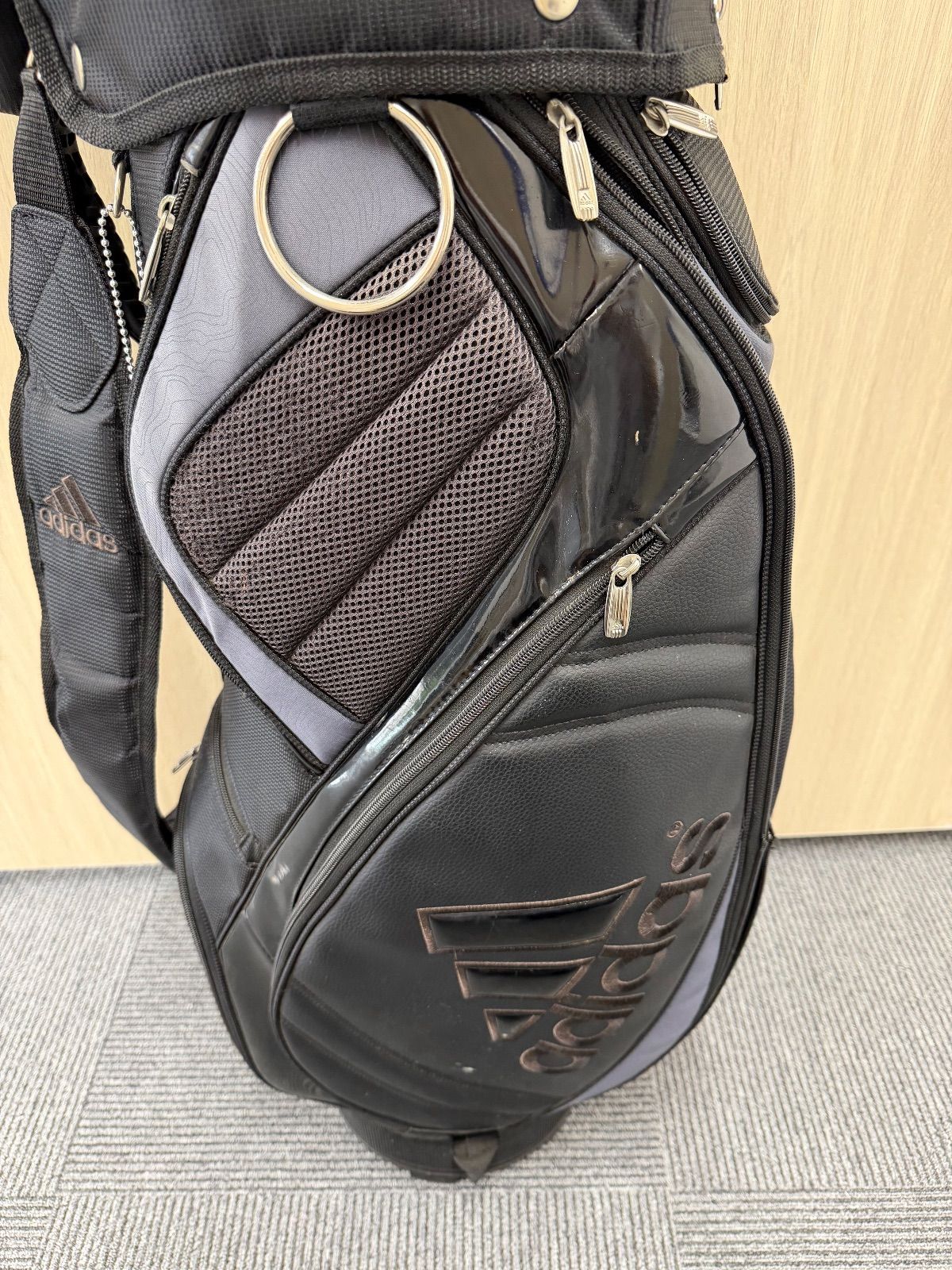 adidas アディダス スタンド式 スリムキャディバッグブラック 楽天