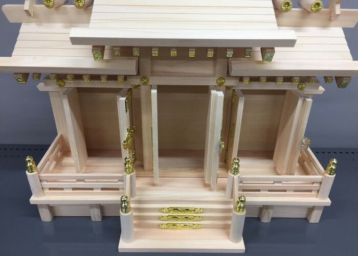 神棚の里 神棚 屋根違い三社 明津 小