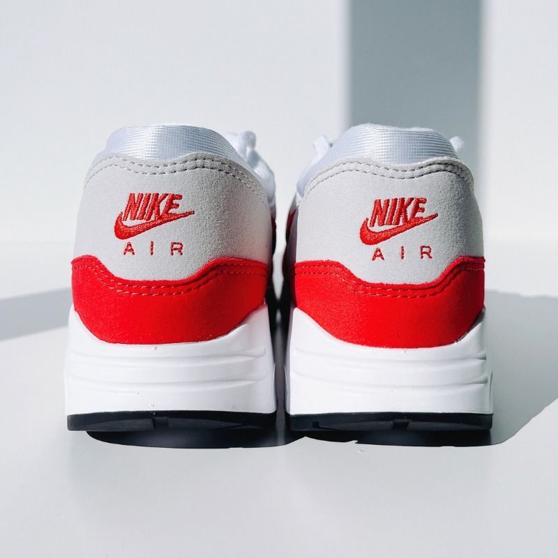 W NIKE AIR MAX 1 86 OG WHITE UNIVERSITY RED 1 86 24.5cm