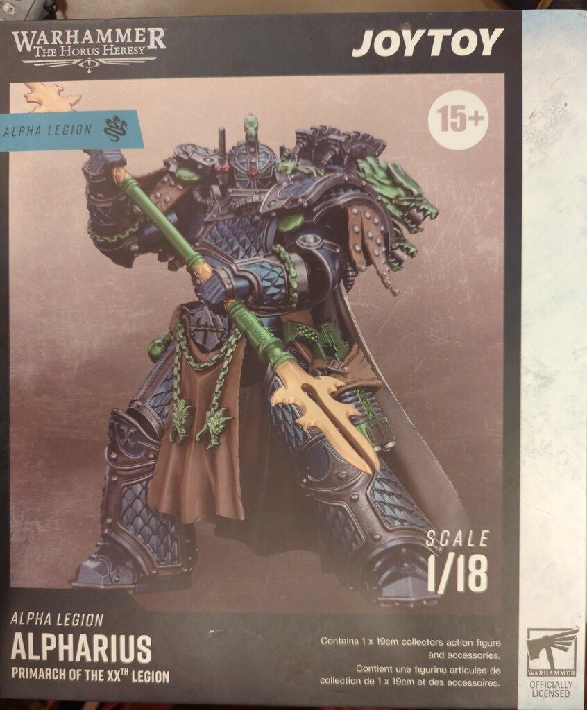 JOY TOY WARHAMMER THE HORUS HERESY ALPHA LEGION ALPHARIUS