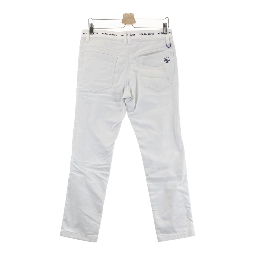 パーリーゲイツ　パンツ　白　ホワイト　4 M ストレッチ素材　春夏　23年購入 サイズ：4 PEARLY GATES パーリーゲイツ ストレッチパンツ