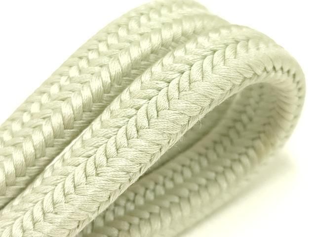 平和屋着物● 上 有職組紐道明 帯締め 冠組 白花色 宮内庁御用 国立博物館御用 東京芸術大学御用 AABB7039ay