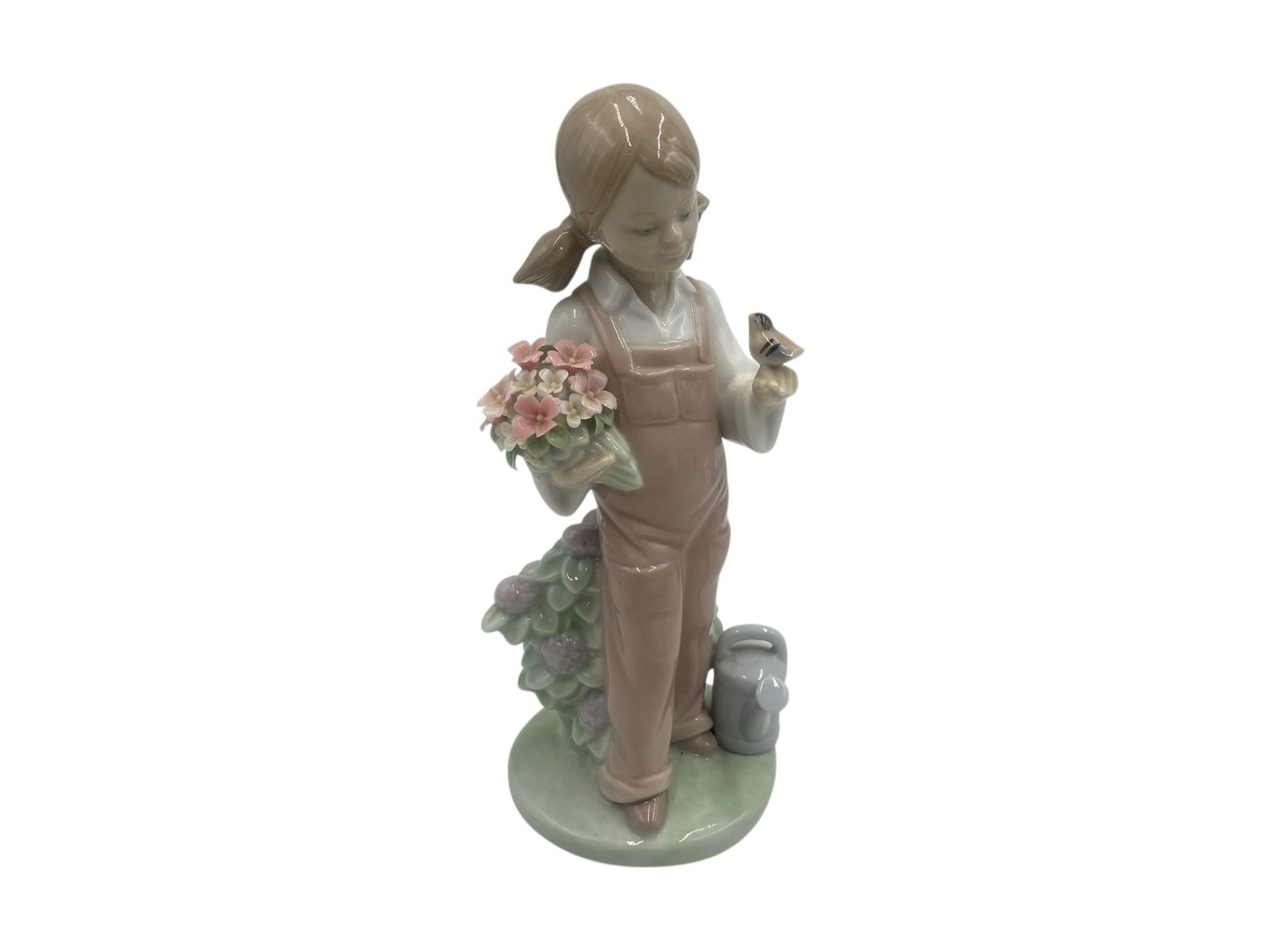 リヤドロ LLADRO 陶器 人形『小鳥と話す少女』 置物 女の子 Amazon.co