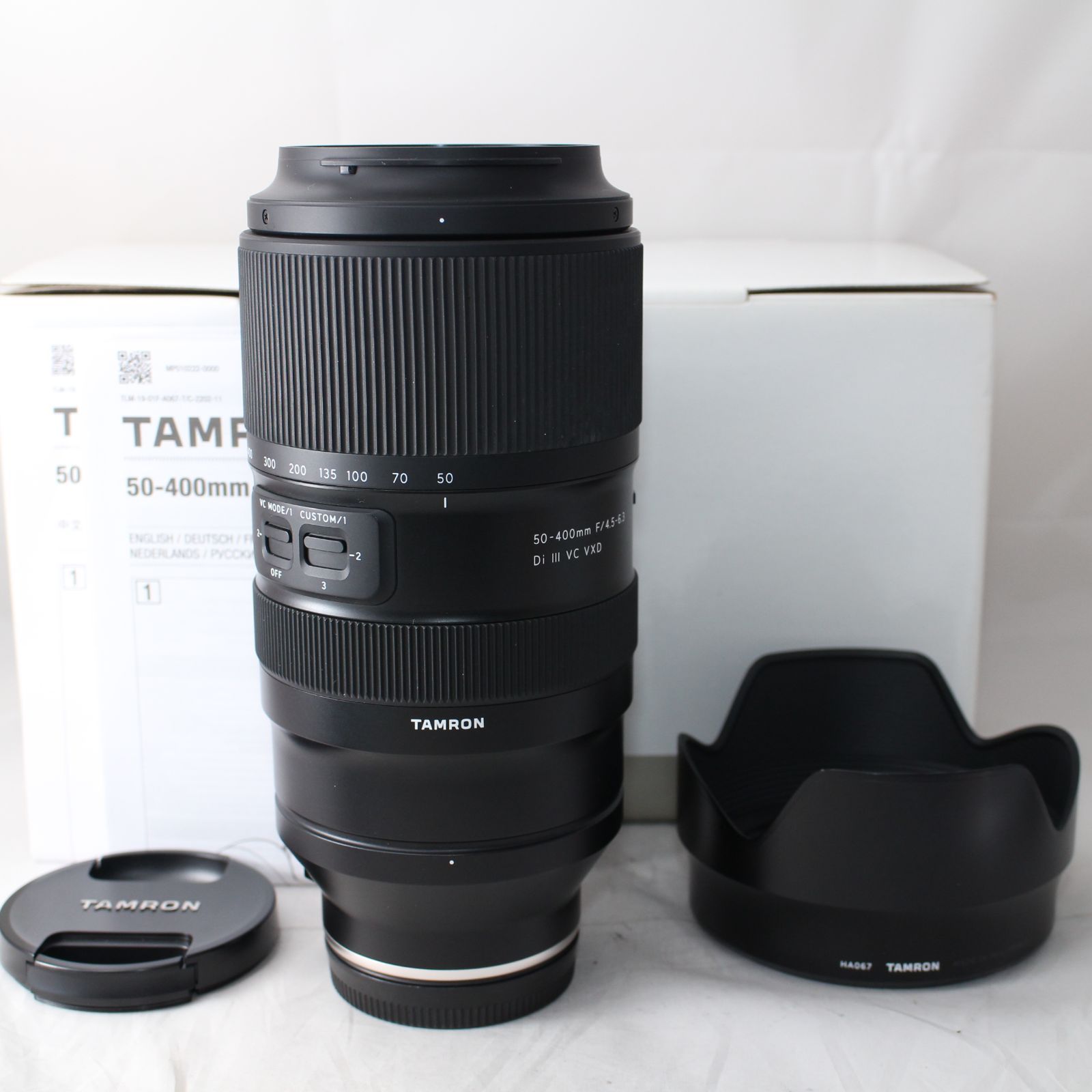 タムロン TAMRON 50-400mm F4.5-6.3 Di III VC VXD ソニーEマウント用 A067 3458