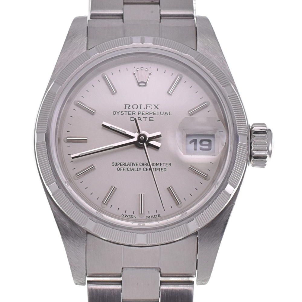 ロレックス ROLEX 79190 オイスター パーペチュアル デイト エンジンターンドベゼル 自動巻き レディース美品 P#132206 - メルカリ