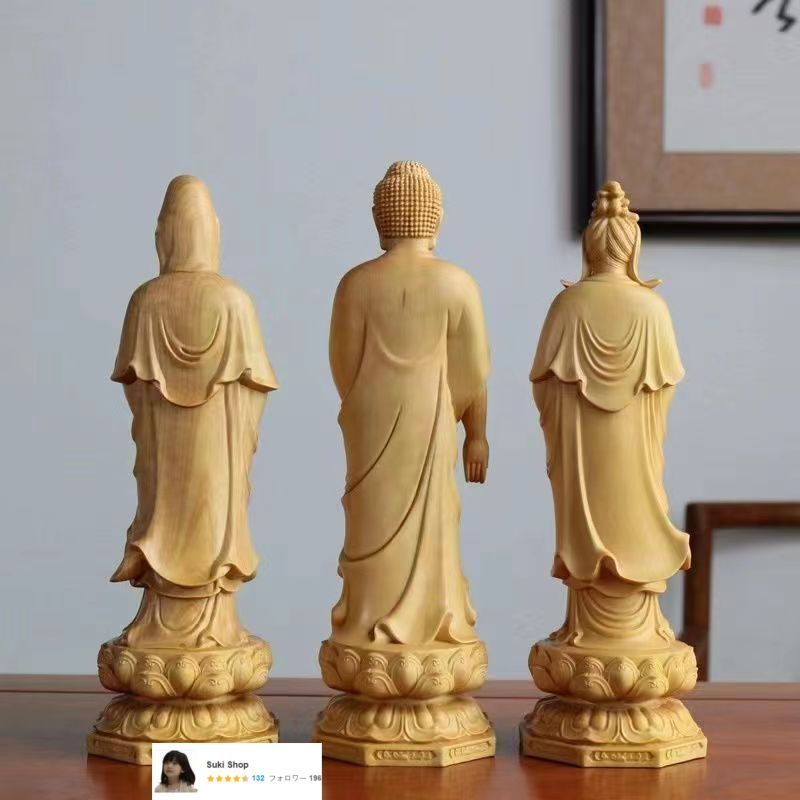 仏像 仏教美術 自在大勢至観音菩薩像 木の雕刻品 木彫り仏像 職人手作り 61pmTIj8syL._UF350,350_QL50_.jpg