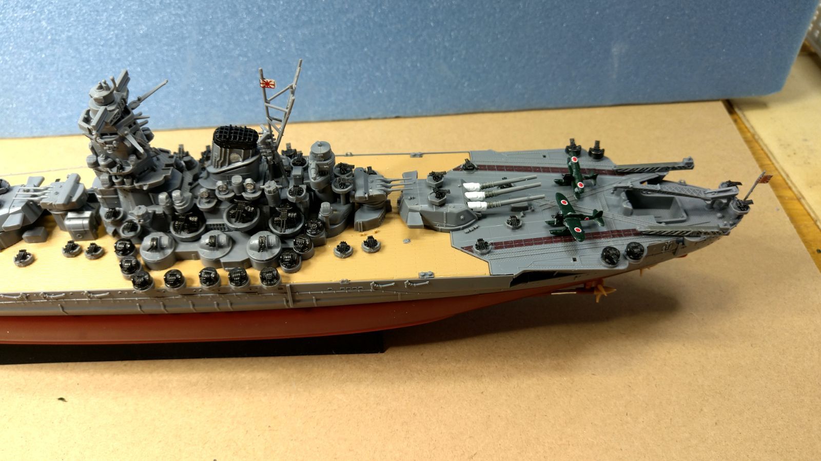 1/700 艦NEXT 日本海軍戦艦・大和（完成品）、艦載機 2機-