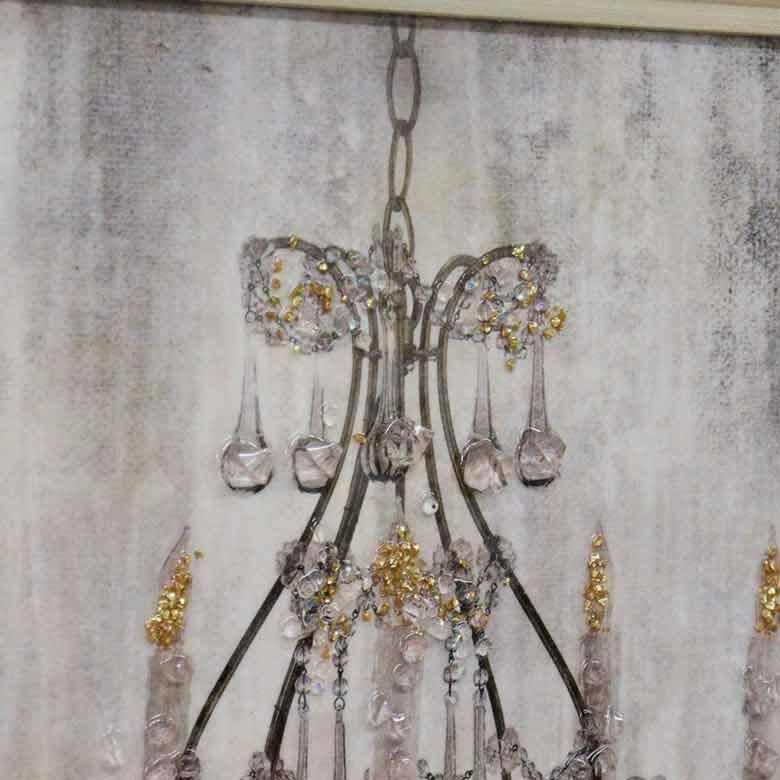 ショップ アートフレーム シャンデリア アンティーク クリスタル