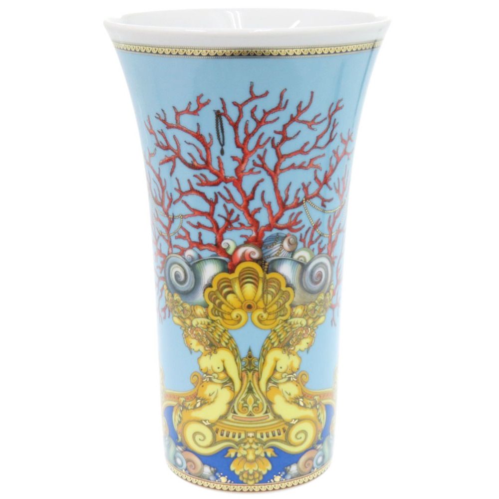 未使用 ヴェルサーチ 花瓶 Vasenserie Les Tresors de la Mer