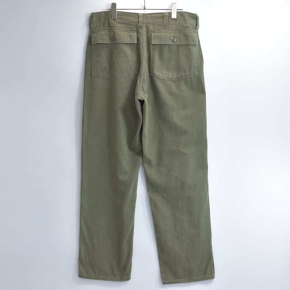 70〜80s 民間品 U.S.Army アメリカ軍 コットンサテン ベイカーパンツ