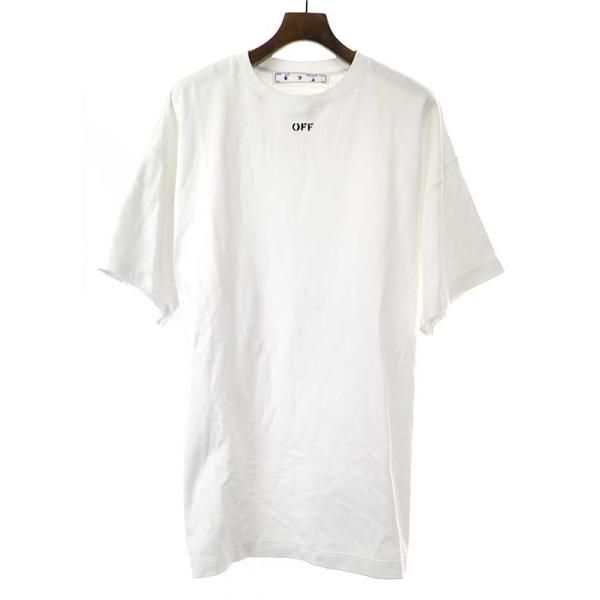 OFF-WHITEオフホワイトロゴプリントオーバーサイズTシャツ/ワンピース ...