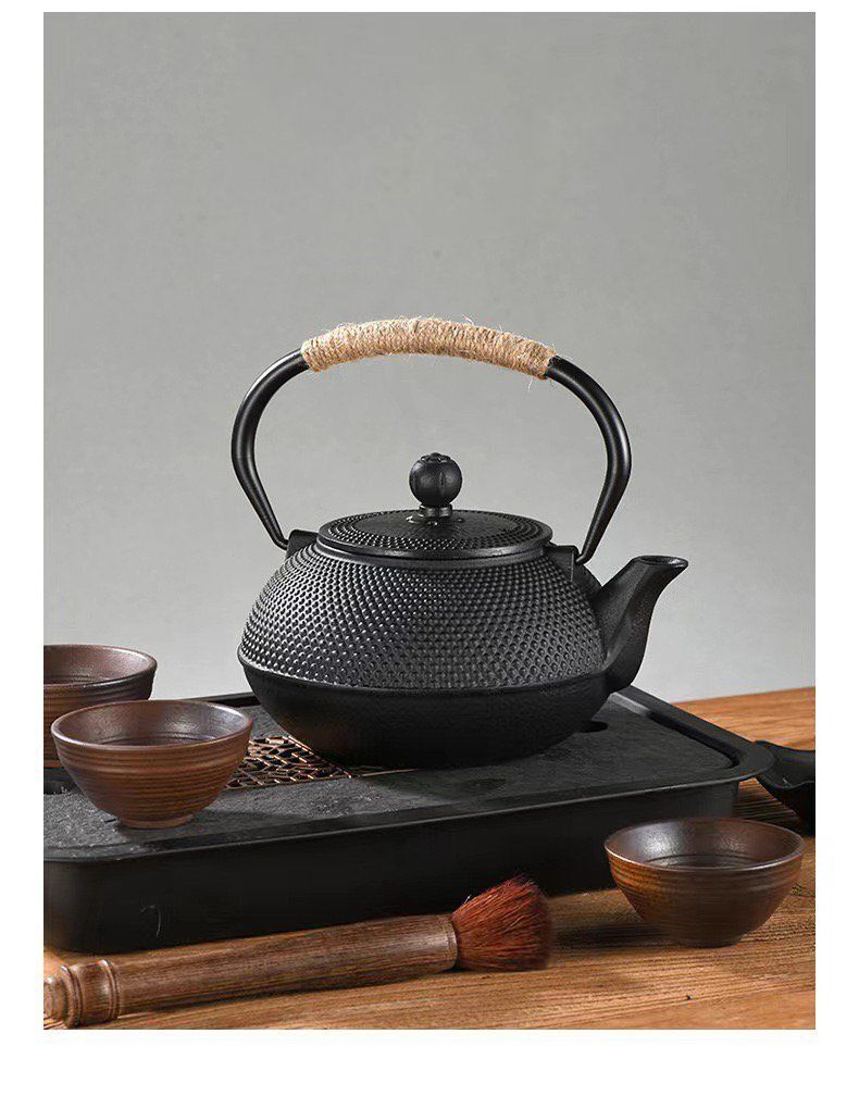 鉄瓶 鉄器 茶道道具 茶こし付き コーティングなし 鉄製 やかん