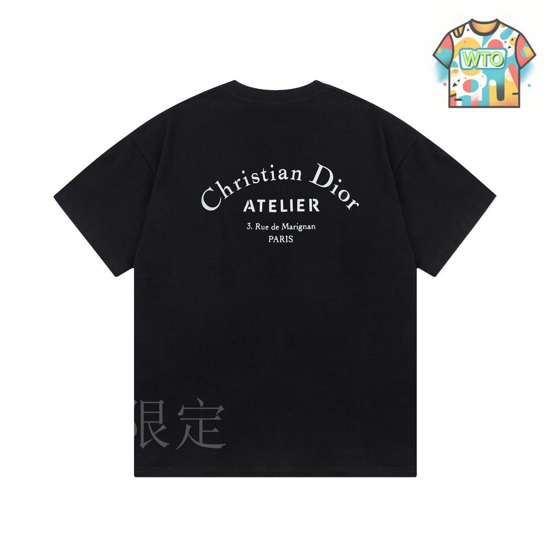 今日特価】DIOR CD クラシックサイン黒 T シャツ-2 - メルカリ