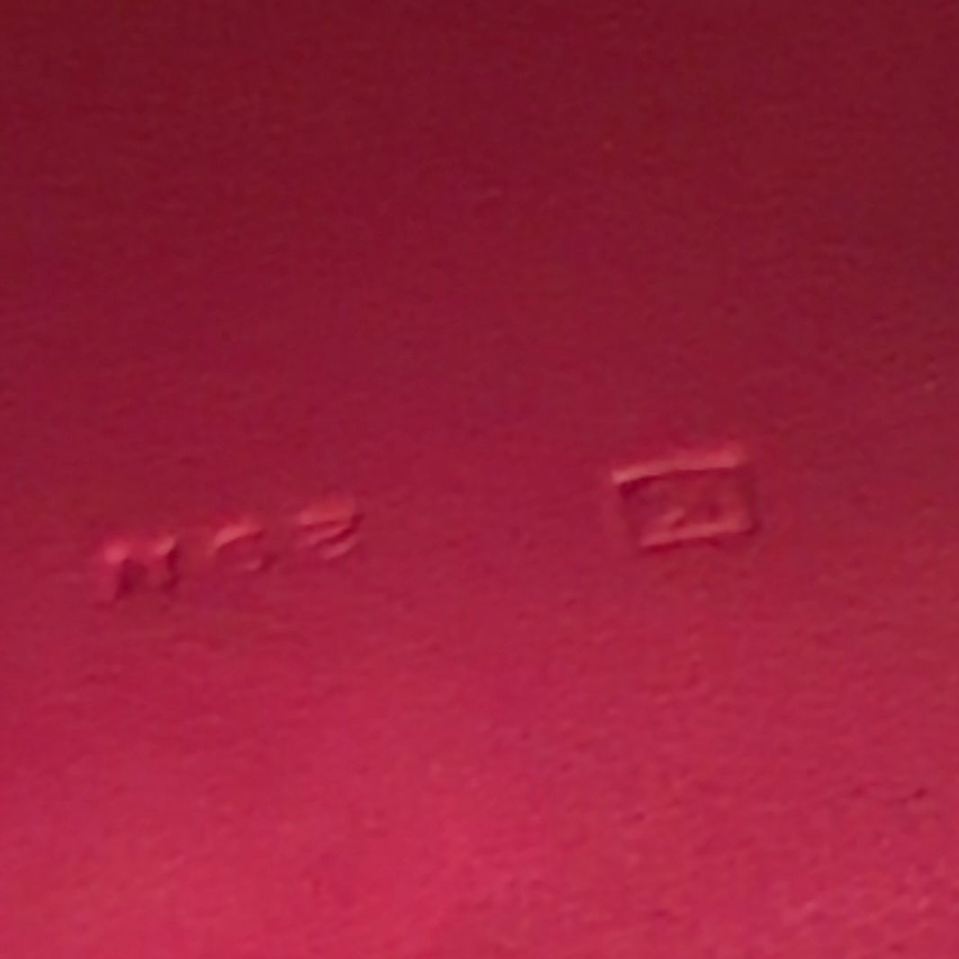 エルメス ドゴンデュオ バイカラー HERMES 二つ折り財布 ダーク  