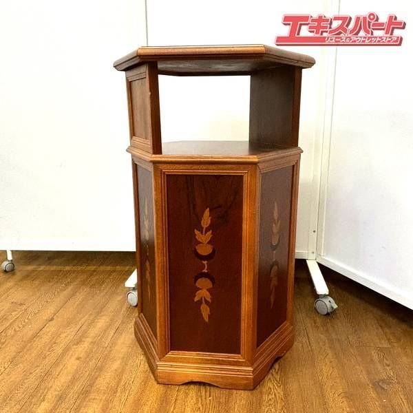 送料無料！ 六角 象嵌 コンソールテーブル 飾り台 湘南台店