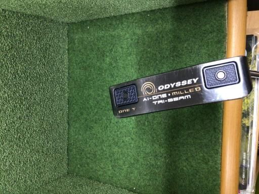 【中古】 オデッセイ Ai-ONE・MILLED TRI-BEAM ONE T 34インチ パター PT STROKE LAB 90 スチール (フレックスその他) メンズ 男性用 右利き 右用 Cランク ゴルフクラブ