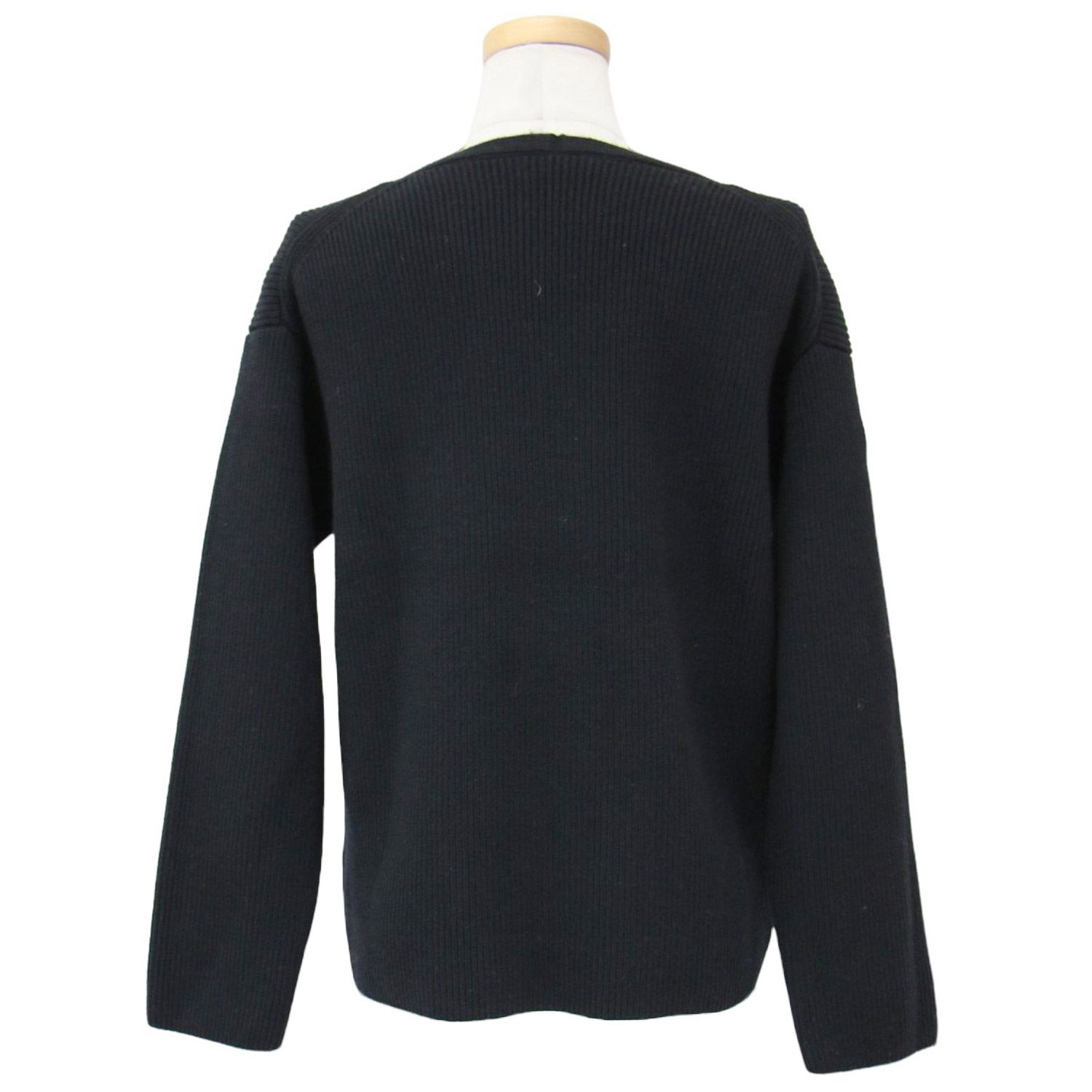 AURALEE オーラリー ニット ブラック 黒 サイズ:0(S) スーパーファインウール Vネック リブニット SUPER FINE WOOL  RIB KNIT V NECK P/O プルオーバー 長袖 トップス セーター【レディース】 - メルカリ