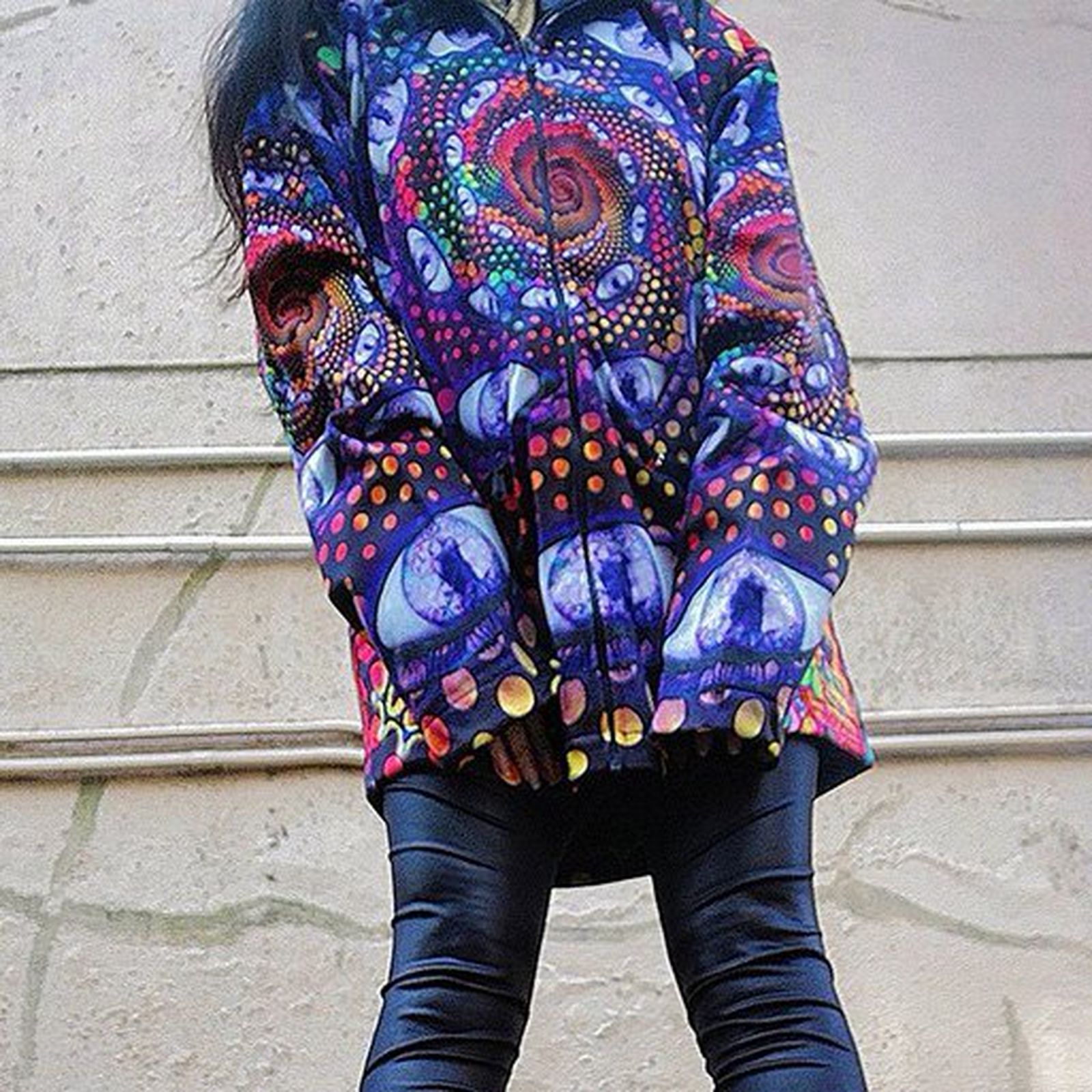 スペーストライブ space tribe M SPACE TRIBE（スペーストライブ）フーディー＊サイケ＊スペトラ＊M