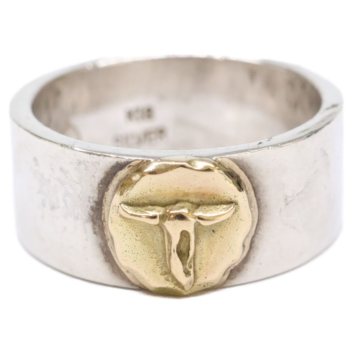 TADY-KING タディ＆キング K18 SILVER ロングホーン 平打ち 12号