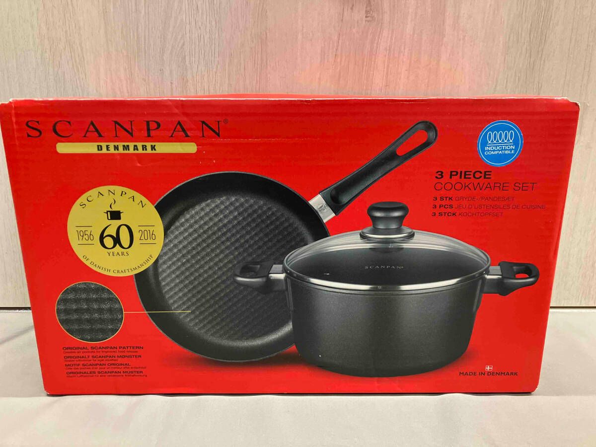 未使用品】SCANPAN スキャンパン 両手鍋4.8L＆フライパン24cm 2点セット - メルカリ