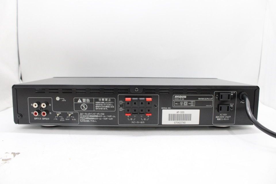 ジャンク JOYSOUND パワーアンプ AP-500 カラオケ ジョイサウンド
