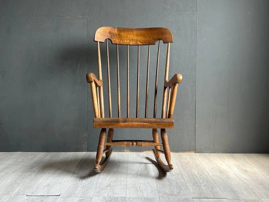 レトロ　飛騨産業　キツツキマーク　ロッキングチェア　ヴィンテージ　ゆり椅子　SZ 飛騨産業 / HIDA ロッキングチェア ヴィンテージ ヒダ・ダイ