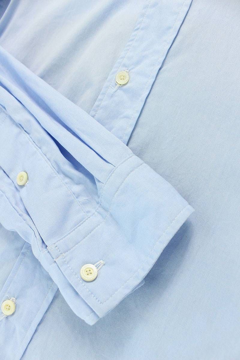 タカヒロミヤシタザソロイスト 19SS sj.0011aSS19 サイズ:46 切替ストライプフォトプリント長袖シャツ 中古 BS99