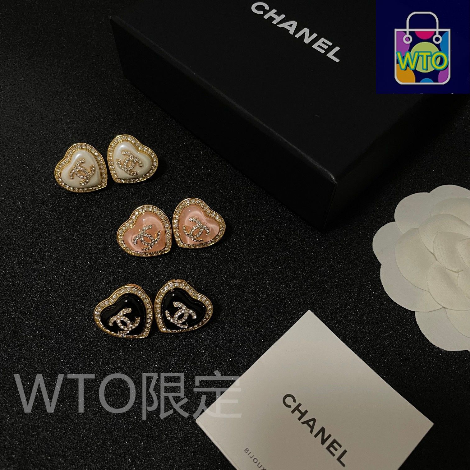 今日WTO】Chanel ヴィンテージ アルファベットピアス 送料無料
