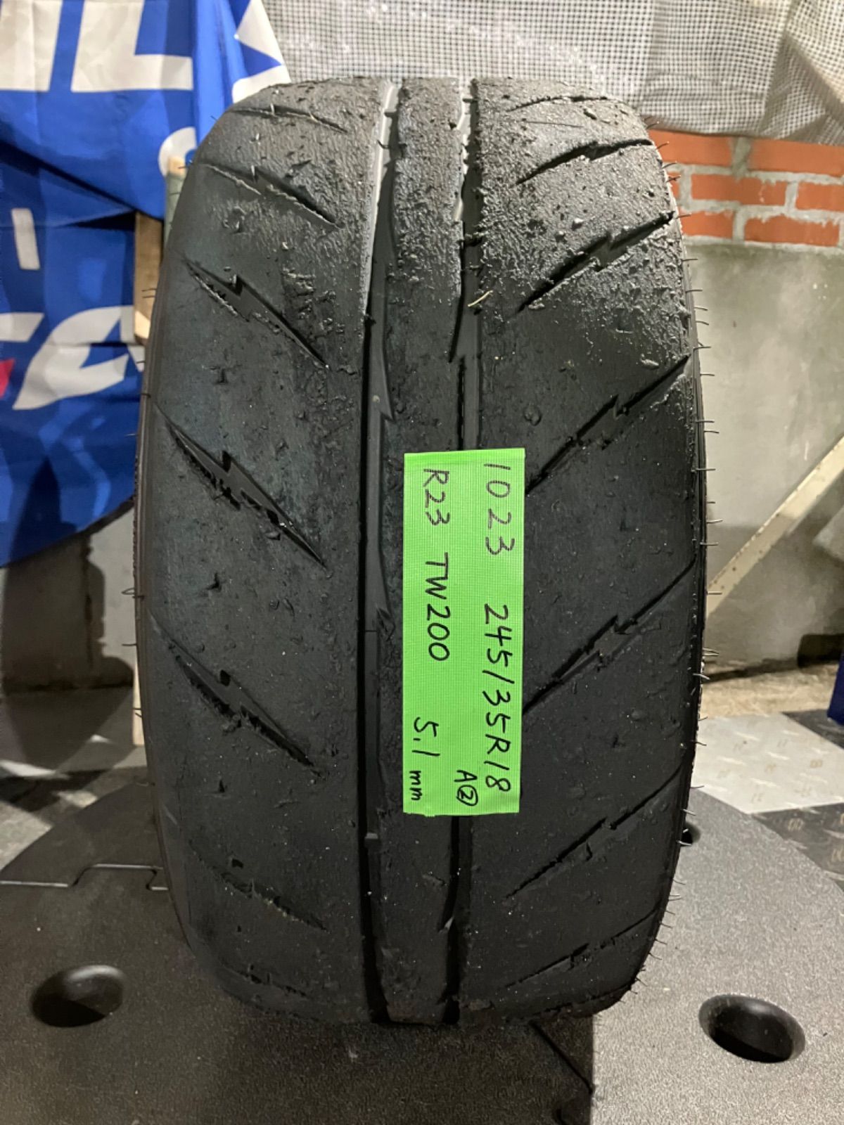 SHIBATIRE サマータイヤ 1本 シバタイヤ R23 280【245/35ZR18