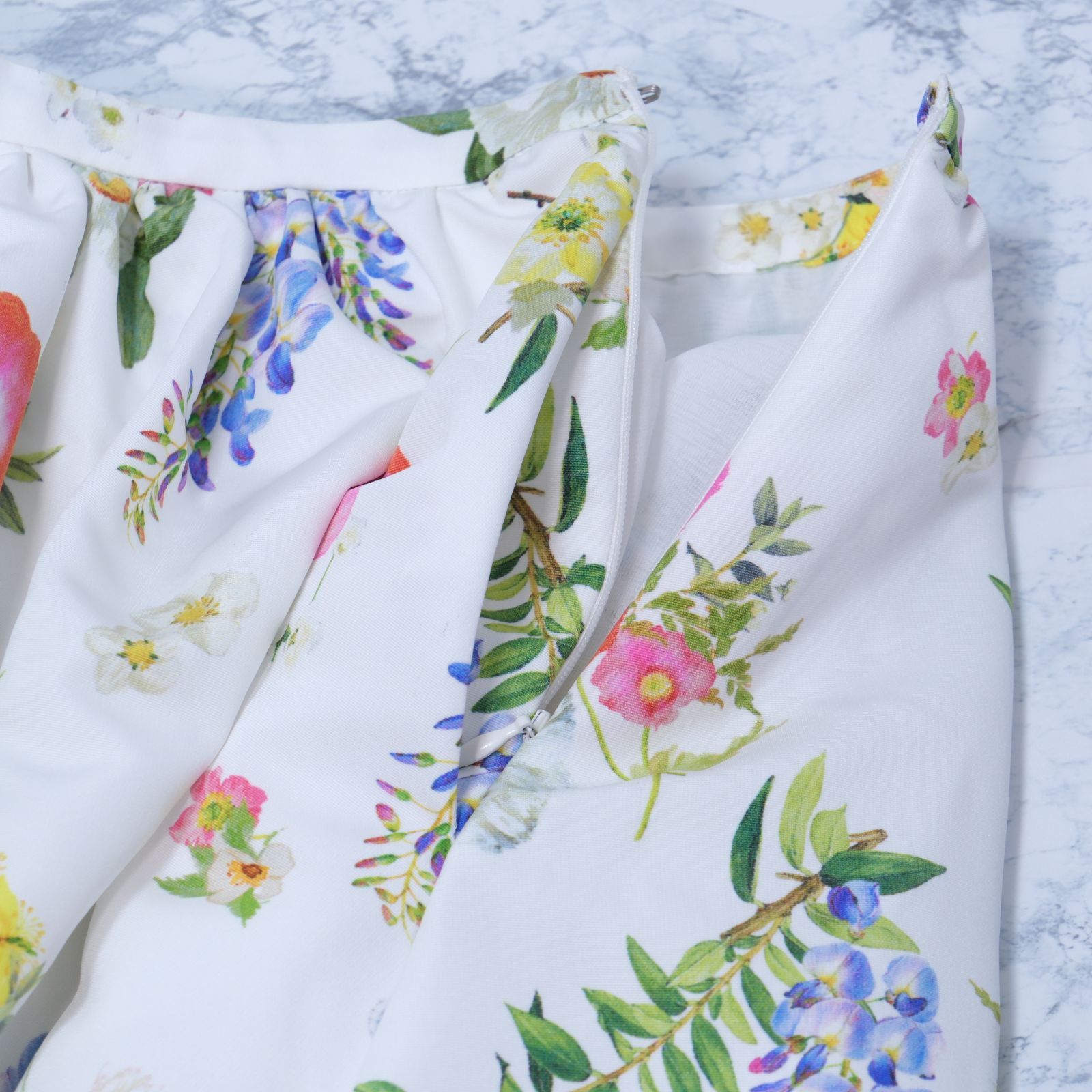 美品】チェスティ フラワー 花柄フレアスカート サイズ0 春夏  