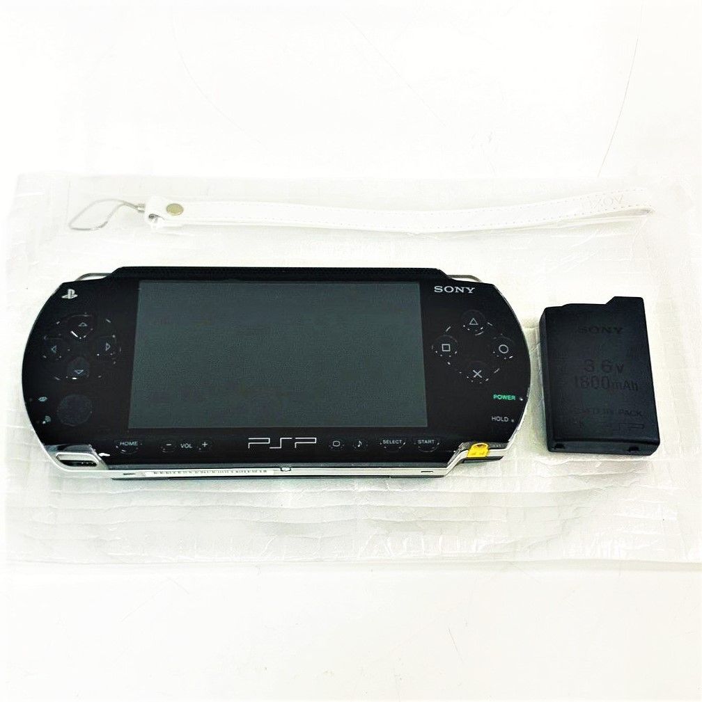 大好き 黒 ブラック PSP 本体 ソニー 付属品 携帯用ゲーム本体