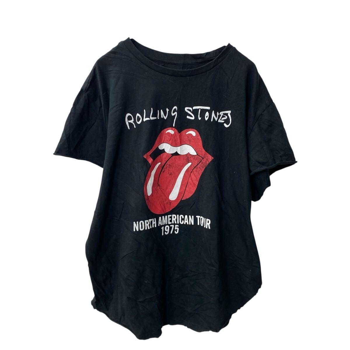 the Rolling Stones 半袖 プリントTシャツ 2XL ブラック ローリング