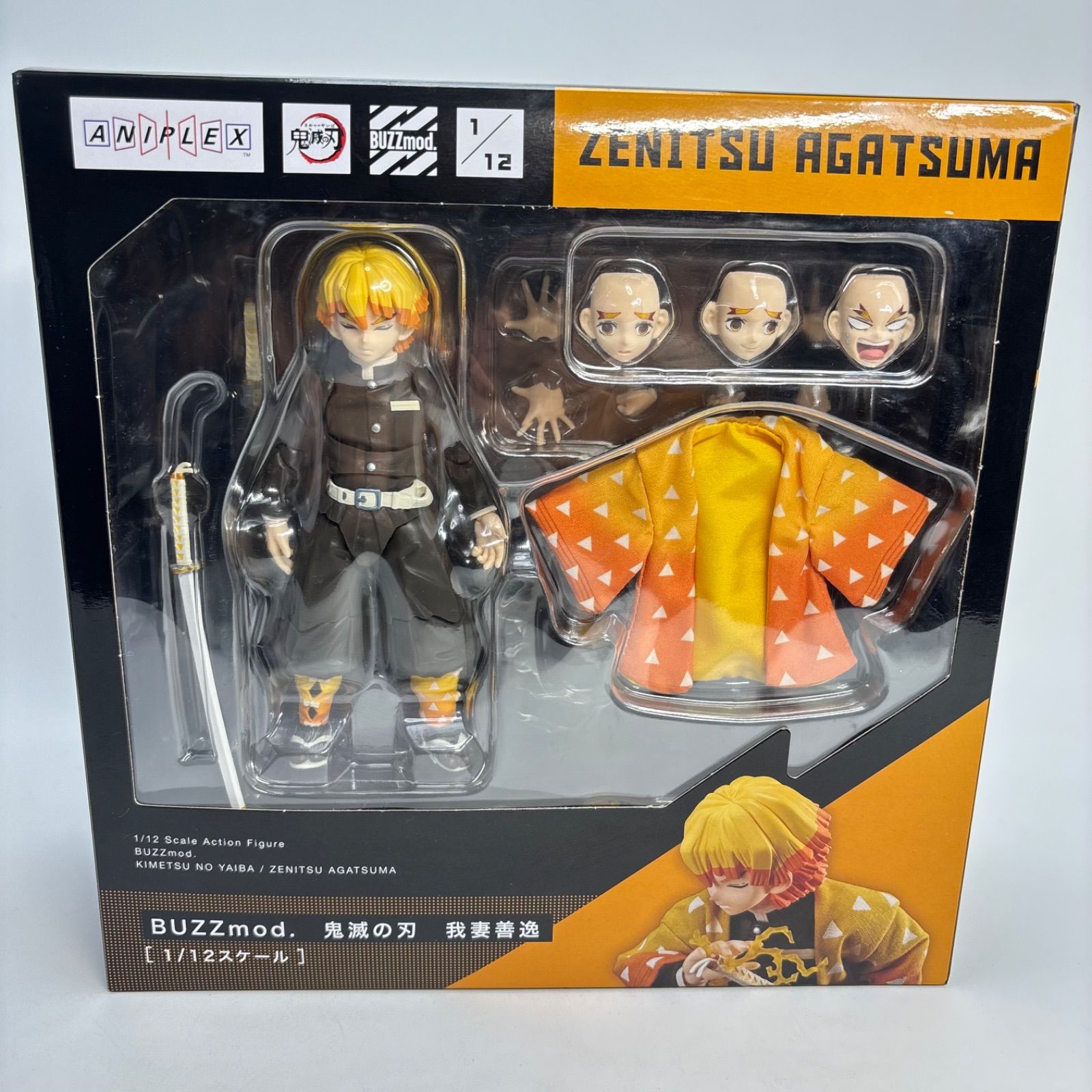 鬼滅の刃 我妻善逸 BUZZmod. 1/12 スケール フィギュア