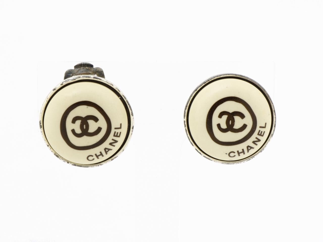 オックスフォードブルー CHANELシャネルイヤリングヴィンテージレア