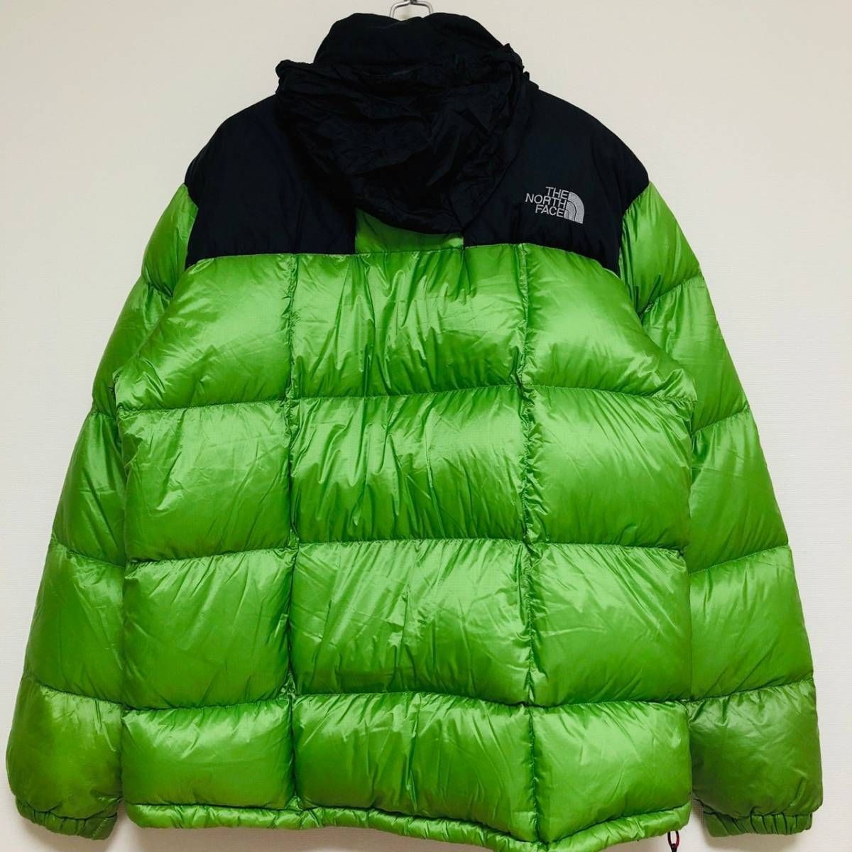 ザノースフェイス　ダウンジャケット　サミットシリーズ　グリーン　ＸＬ☆ ノースフェイス THE NORTH FACE ダウンジャケット XL グリーン ヌプシ