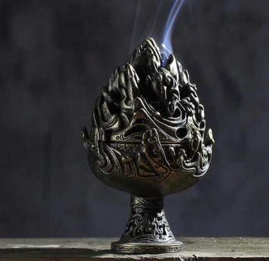 博山炉 銅合金 人気 香炉 置物