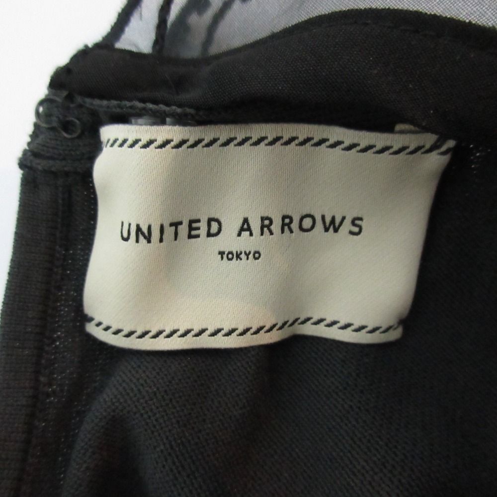 UNITED ARROWS - 良品 24AW UNITED ARROWS ユナイテッドアローズ レディ オーガンジー 5分袖 ニット プルオーバー 1518-183-1859 ダークグレー レディース 古着 中古 USED UNITED ARROWS - 良品 24AW UNITED ARROWS ユナイテッドアローズ