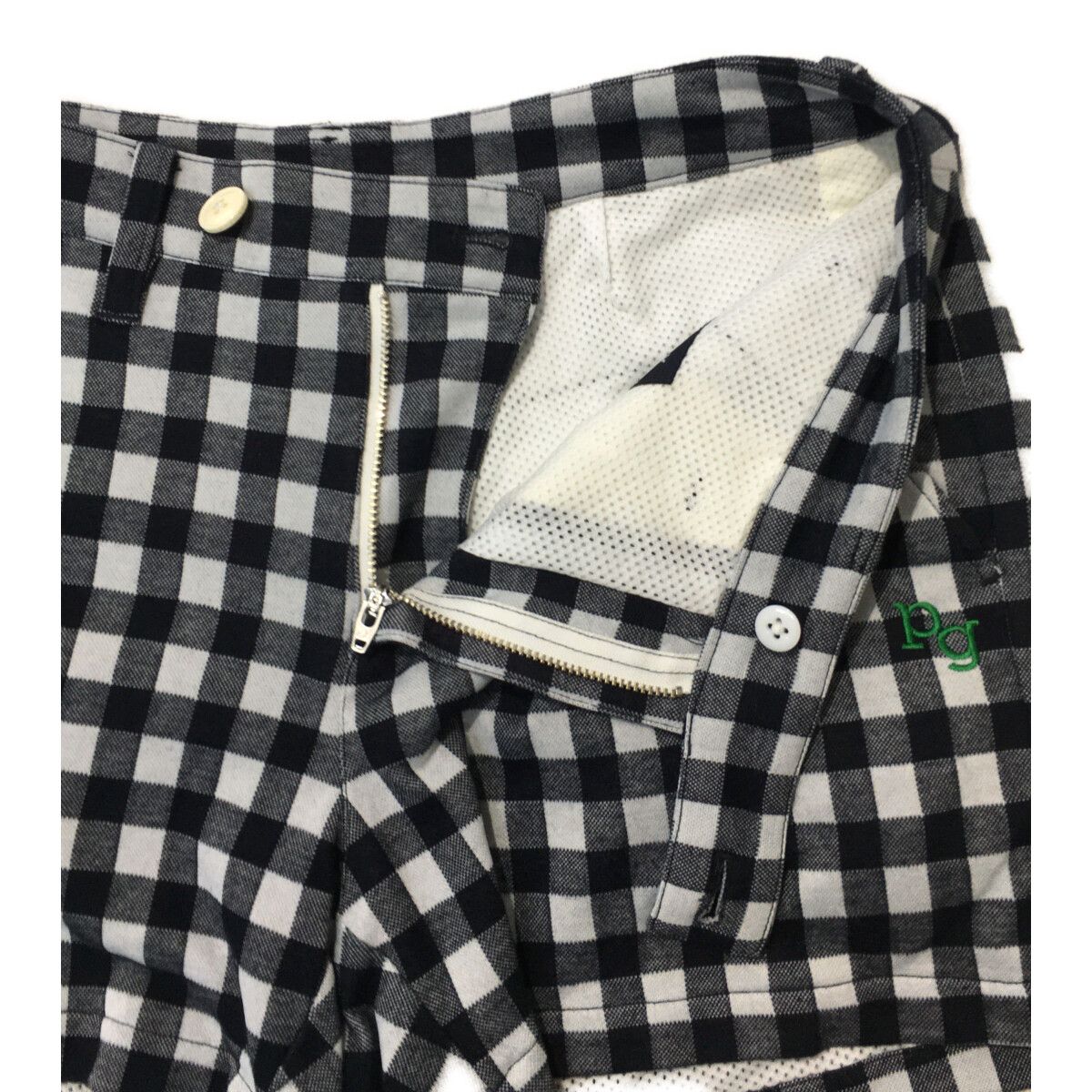 パーリーゲイツ チェック柄ショートパンツ 2(L) PEARLY GATES パーリーゲイツ ストレッチショートパンツ